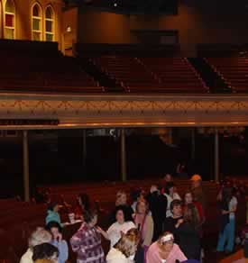 Gathering at the Ryman Auditorium